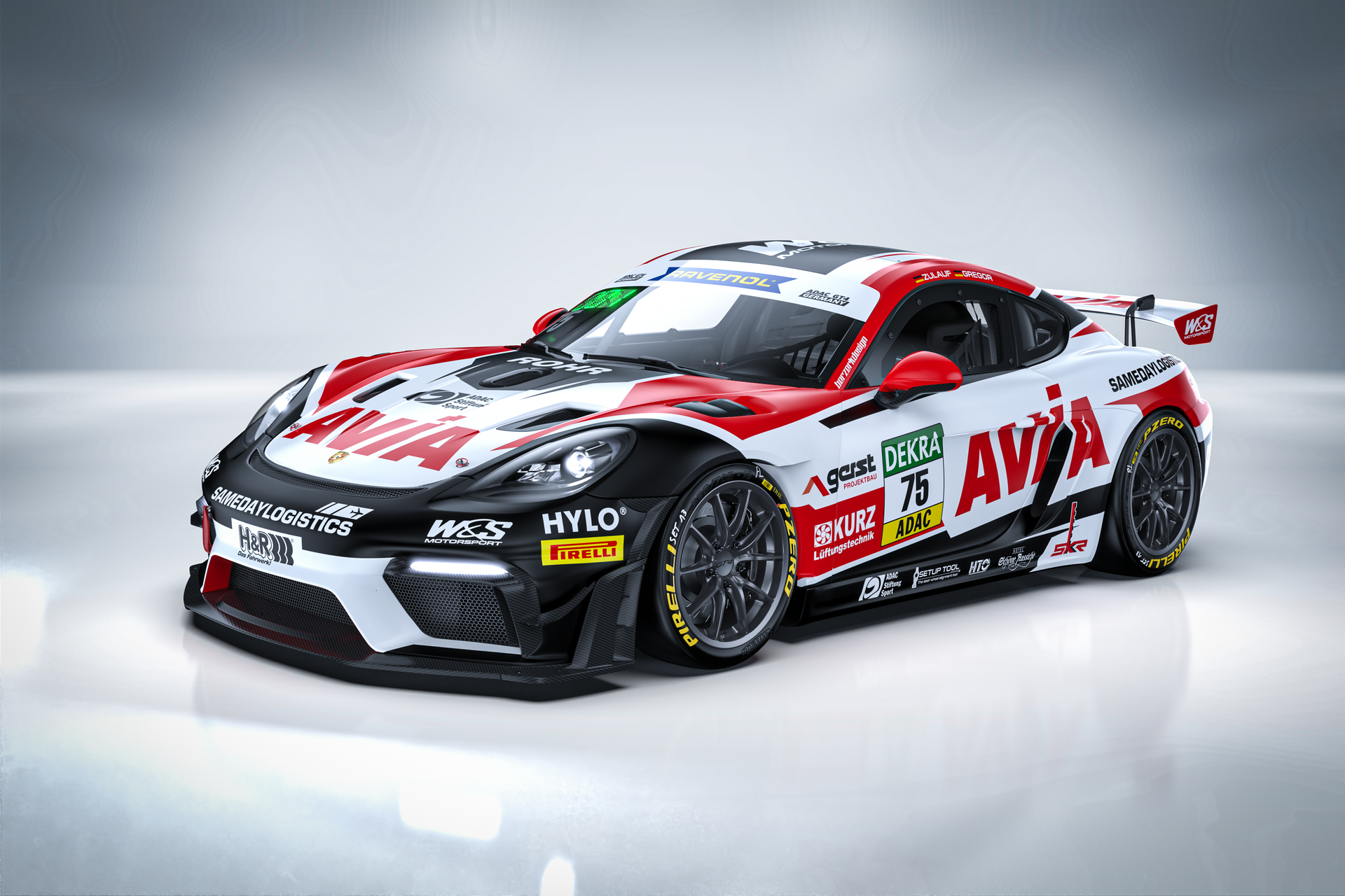 AVIA WandS Motorsport ist mit hochkarätig besetztem Porsche Cayman GT4-Trio bereit für die ADAC GT4 Germany Saison 2023