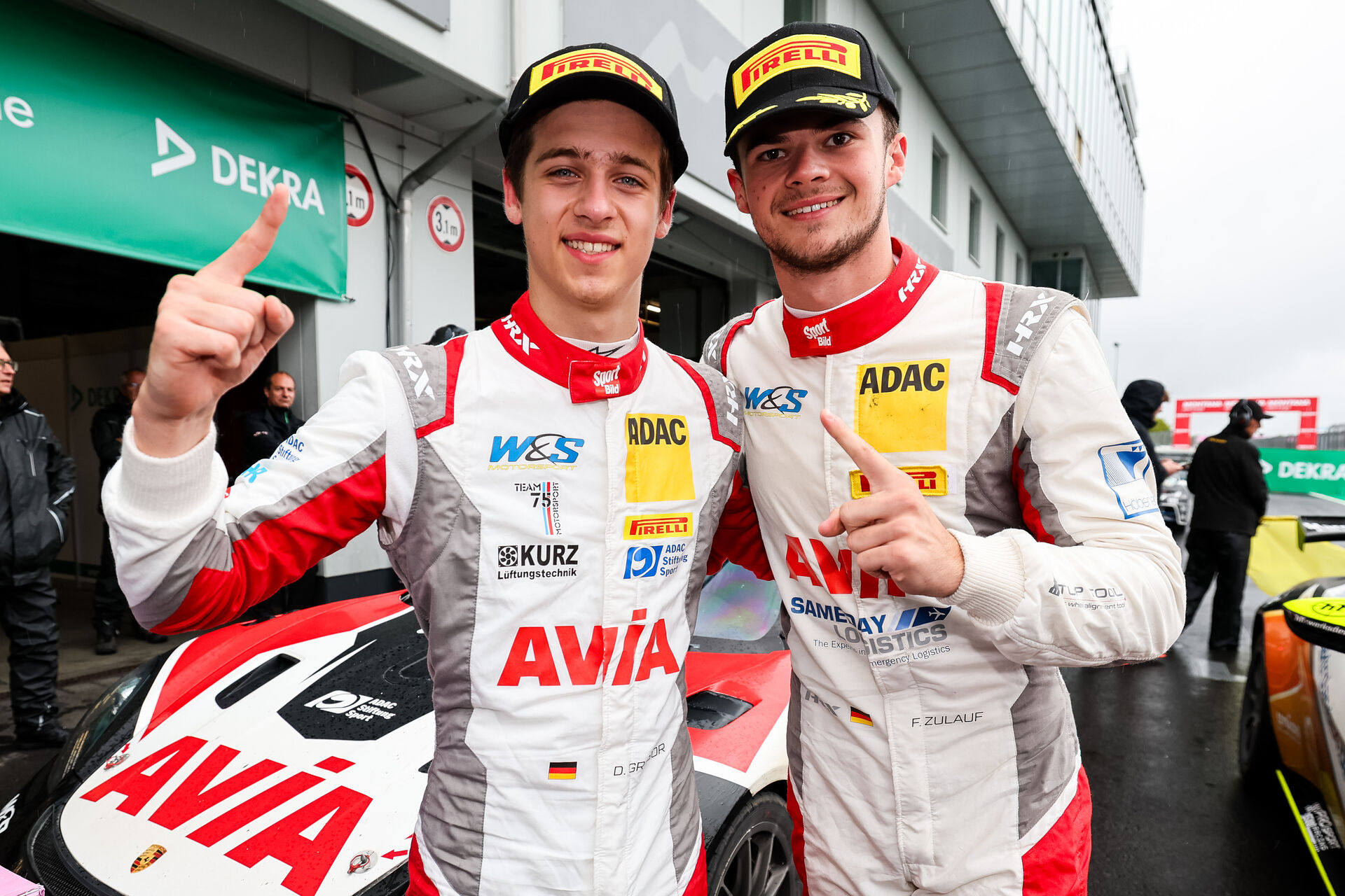 Two class wins and second overall for AVIA W&S Motorsport in rain battle in  ADAC GT4